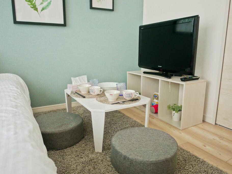 Apartament New Open☆中心エリアへ好アクセス　格安＆美室で快適空間　サービスアパ―トメントsapporo南8条a5 Zewnętrze zdjęcie
