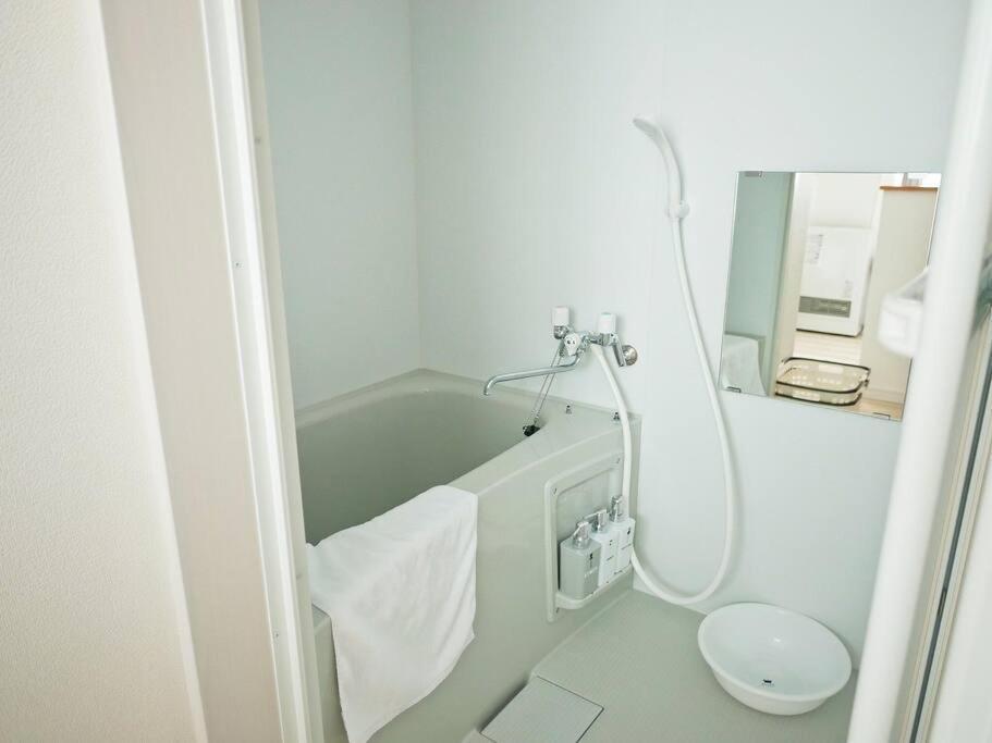 Apartament New Open☆中心エリアへ好アクセス　格安＆美室で快適空間　サービスアパ―トメントsapporo南8条a5 Zewnętrze zdjęcie