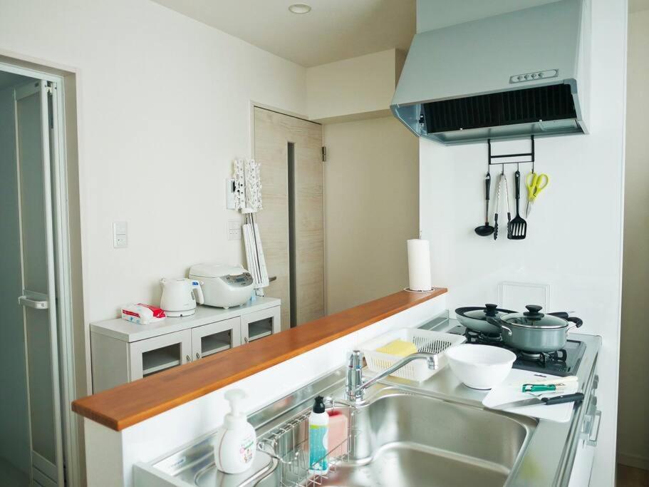 Apartament New Open☆中心エリアへ好アクセス　格安＆美室で快適空間　サービスアパ―トメントsapporo南8条a5 Zewnętrze zdjęcie